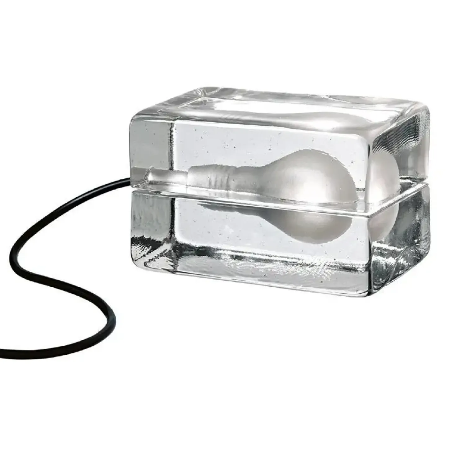 Design House Stockholm - Block Lampe. Glas blok lampe