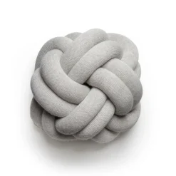 Design House Stockholm pude - Knot pude i lysegrå