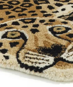 Doing Goods - Lilly Leopard Gulvtæppe - Large - brun