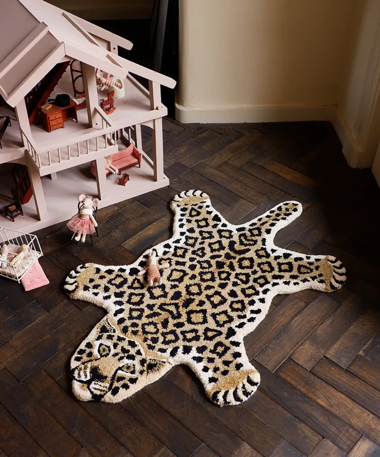 Doing Goods - Loony Leopard tæppe - Small - 92 x 63 cm