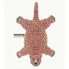 Doing Goods - Pink Leopard Gulvtæppe - Large - 150x88x2 cm