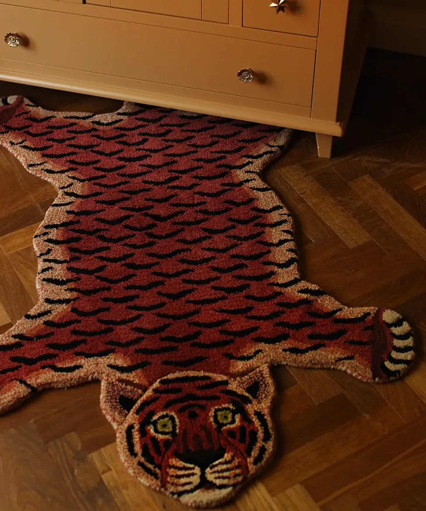 Doing Goods - Tula Wise Tiger Gulvtæppe - Large