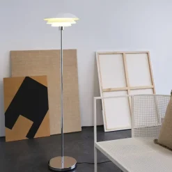Dyberg Larsen - DL31 Gulvlampe - Mat hvid, 133 cm