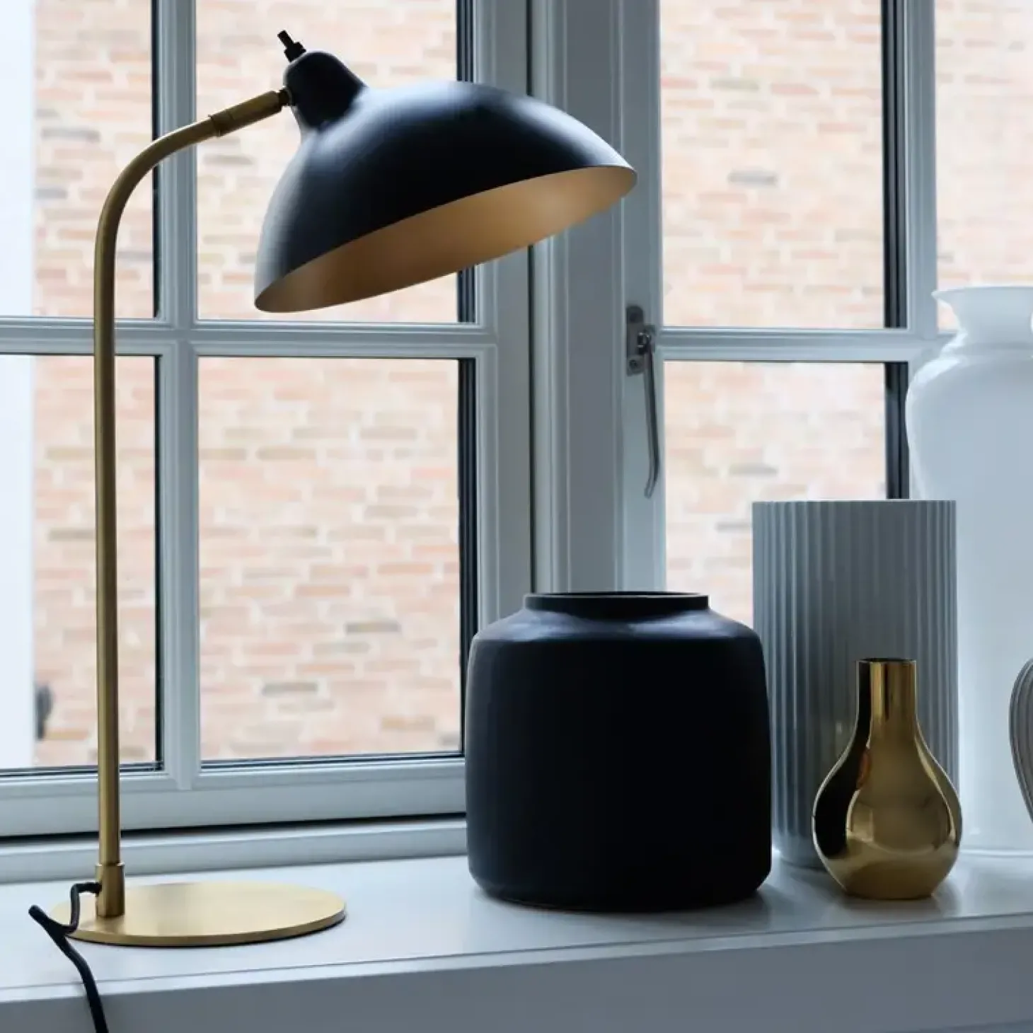 Dyberg Larsen - Futura Antik Brass Table bordlampe