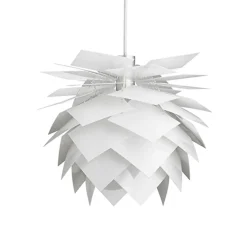 Dyberg Larsen - PineApple Pendel Lampe - Small - Hvid, 30 x 35 x 35 cm