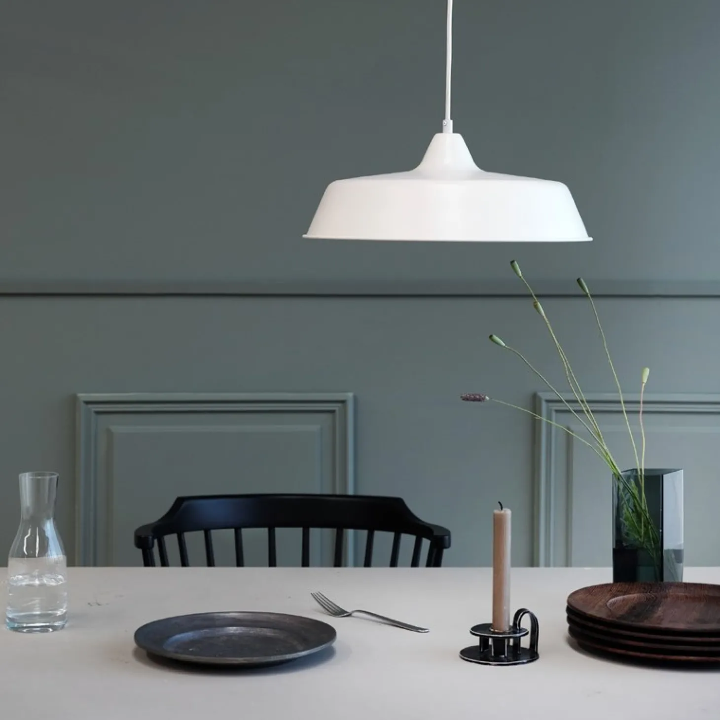 Dyberg Larsen - Raw pendel - Hvid