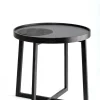 Ekta Living - Granit Plade til Bakkebord - Tray table - Sort
