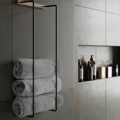 Ekta Living - Håndklædeholder - Towel Rack - Nature Eg