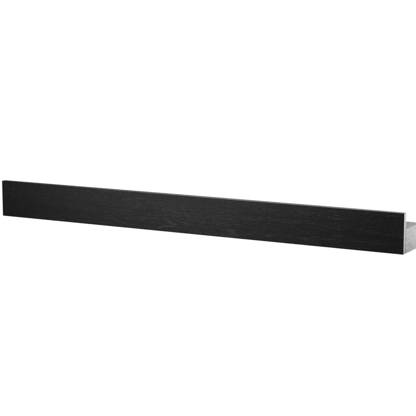 Ekta Living - Knivmagnet Hylde - Magnet Shelf - Sort Eg - 60 cm