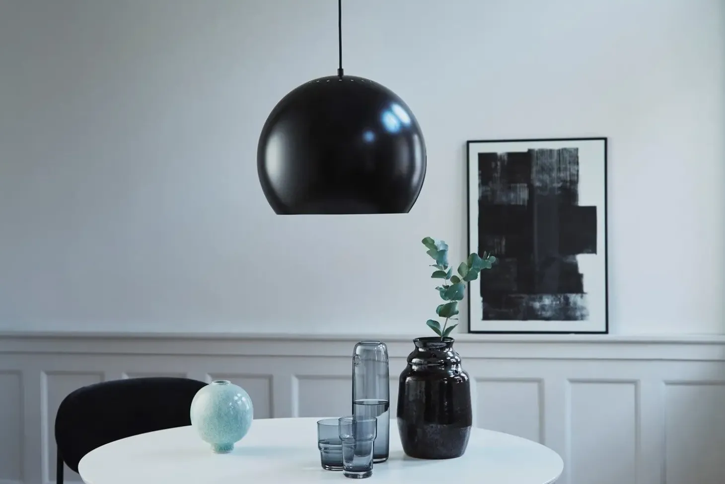 Frandsen Lighting - Ball pendel Ø40 - Mat Sort