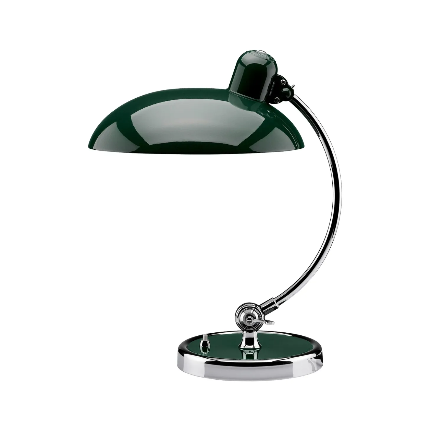 Fritz Hansen - Bordlampe - Kaiser Idell 6631-T - Mørk Grøn/krom