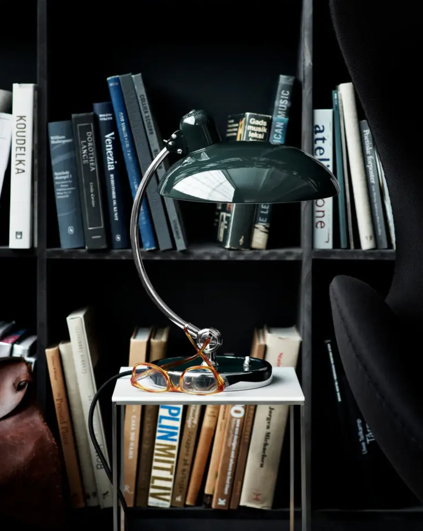 Fritz Hansen - Bordlampe - Kaiser Idell 6631-T - Mørk Grøn/krom