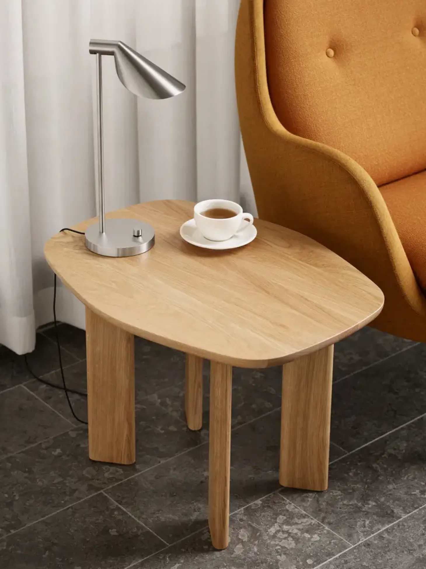 Fritz Hansen - Bordlampe - MS022 - Stål