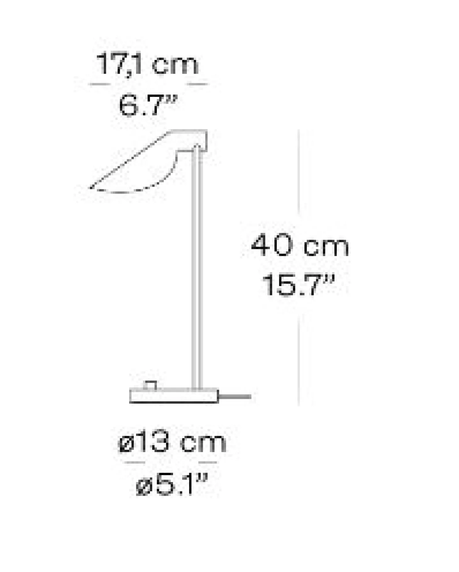 Fritz Hansen - Bordlampe - MS022 - Stål