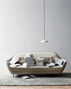 Fritz Hansen - Kaiser Idell 6631-P - Pendel - Hvid - Krom