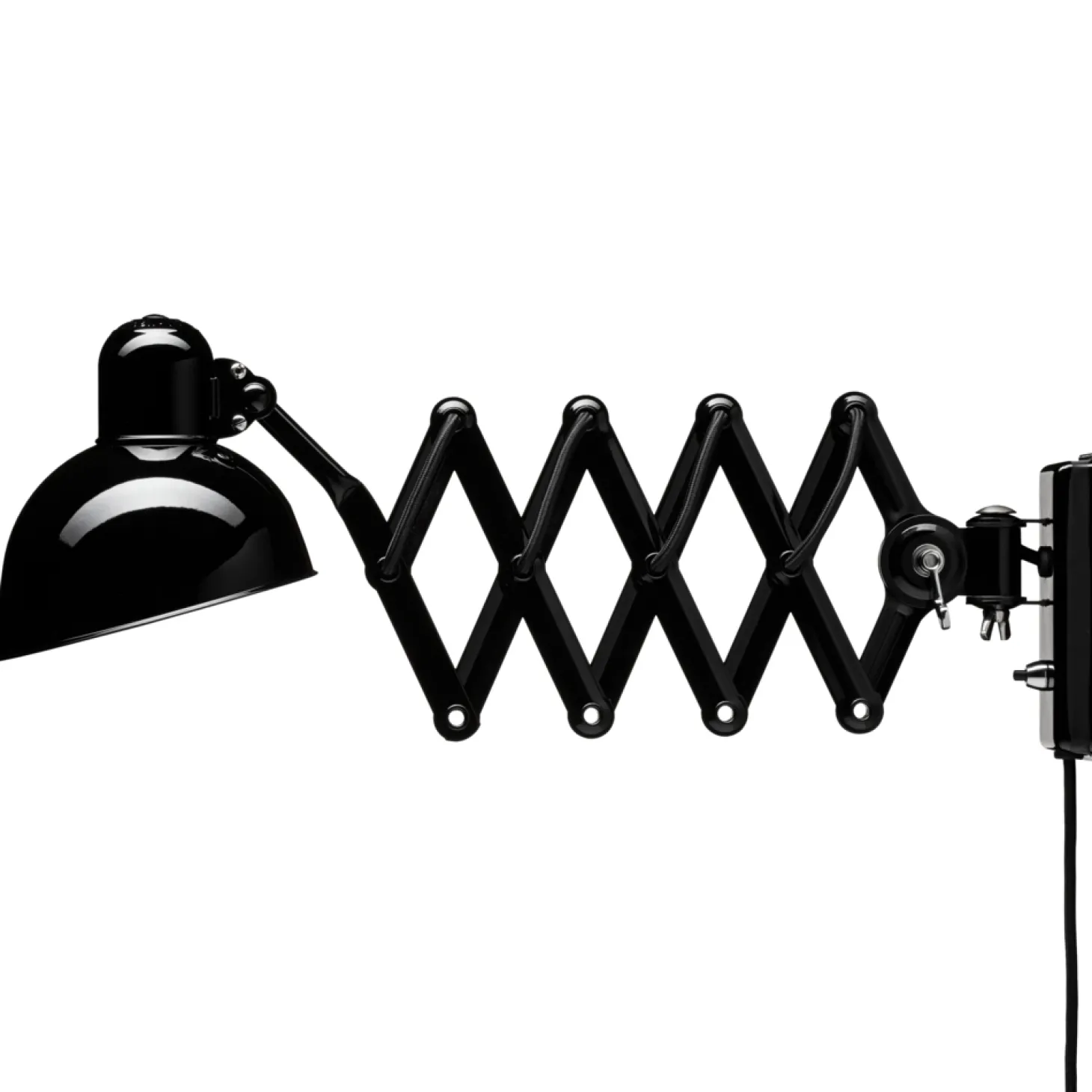 Fritz Hansen - Kaiser Idell 6718-W - Væglampe - Sort