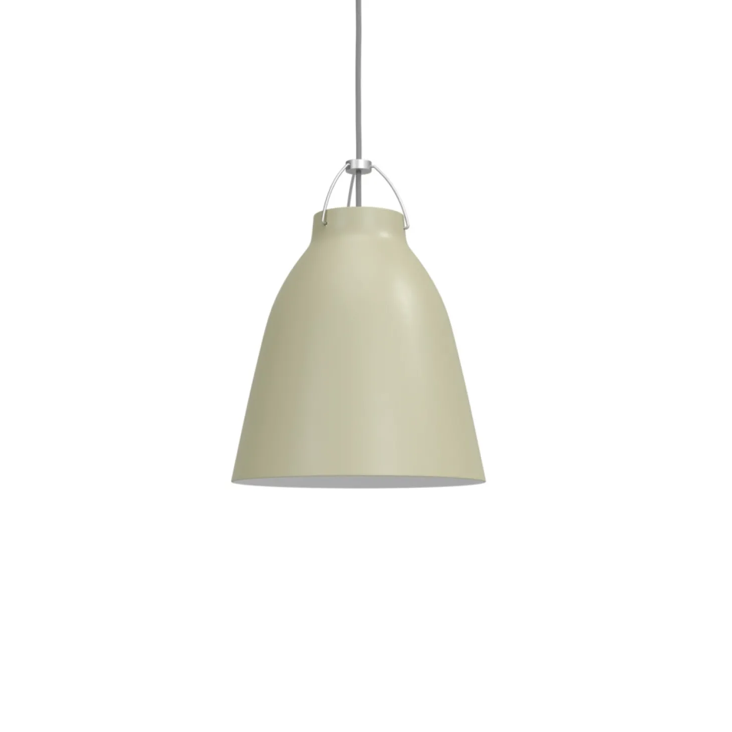 Fritz Hansen - Loftlampe - Caravaggio™ Matt - Støvet Grøn - P2 Medium