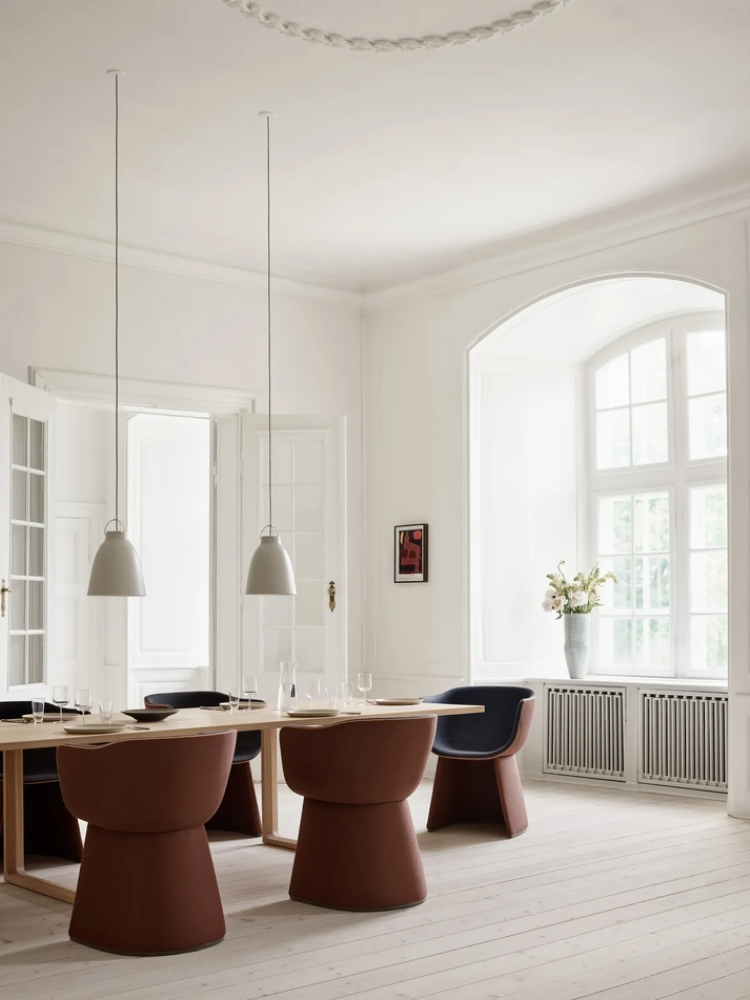Fritz Hansen - Loftlampe - Caravaggio™ Matt - Varm Grå - P1 Small