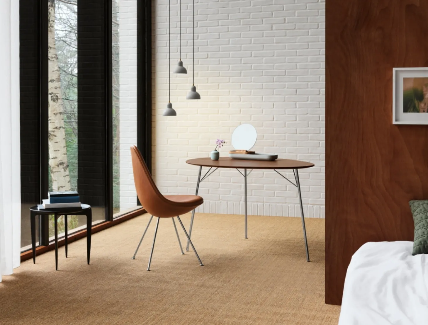Fritz Hansen - Loftlampe - Kaiser Idell 6722-P - Mat Grå