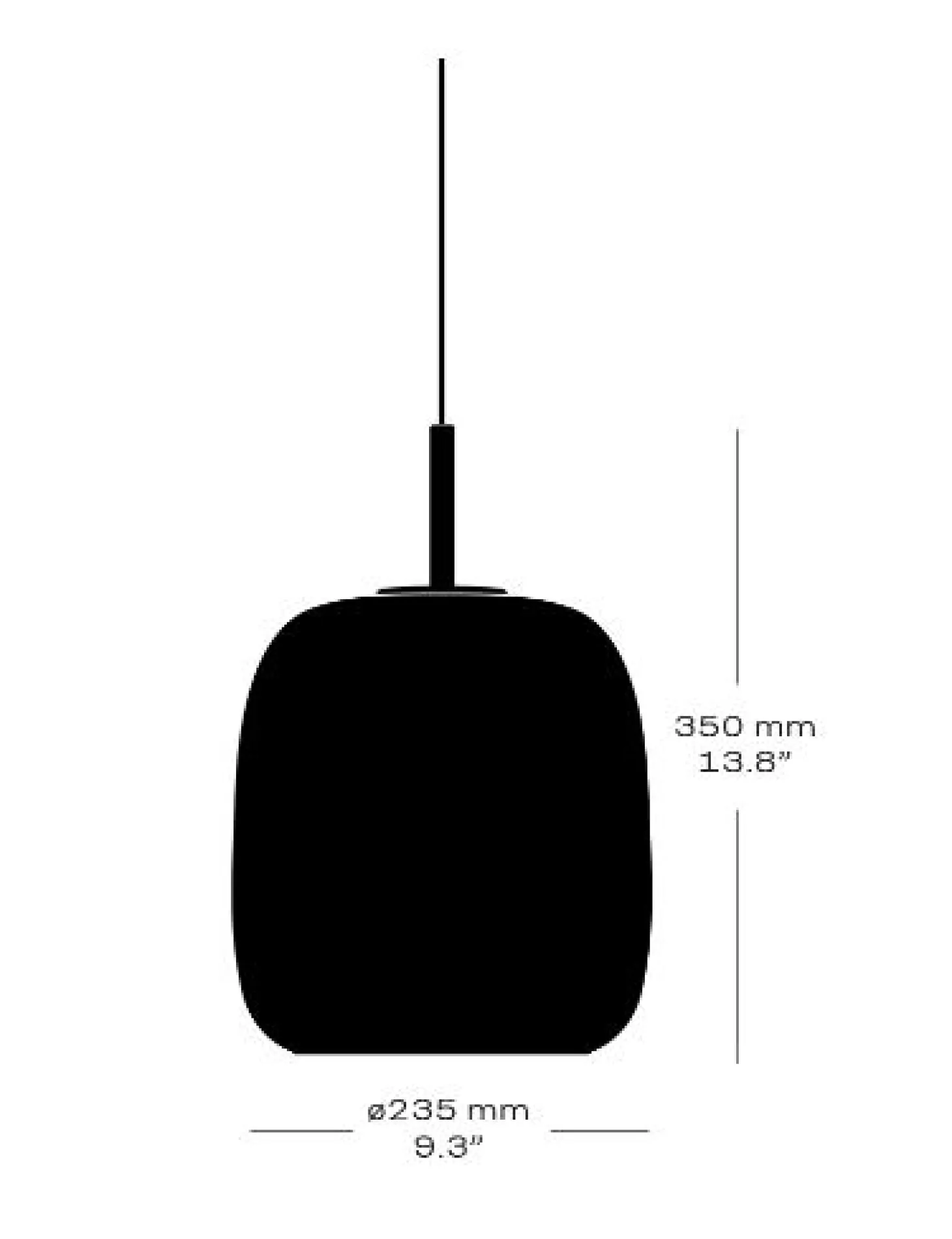 Fritz Hansen - Loftlampe - Maluma H350 - Moss Grøn