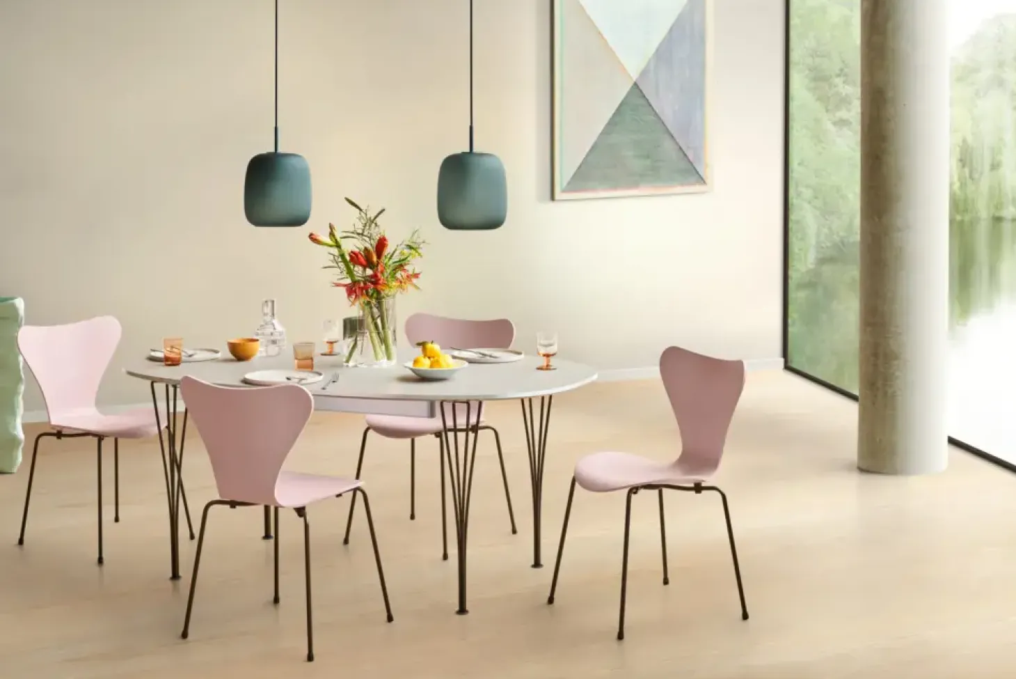 Fritz Hansen - Loftlampe - Maluma H350 - Moss Grøn