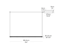 Fritz Hansen - Pendel - OneLine Zigbee - Messing