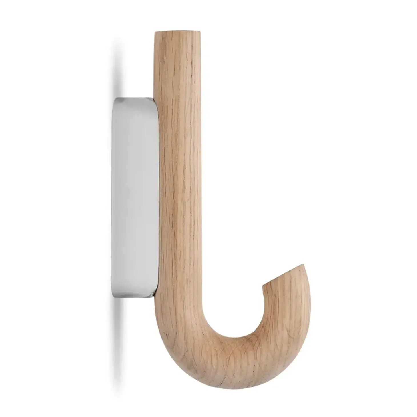 Gejst - Hook mini knage - Oak Chrome