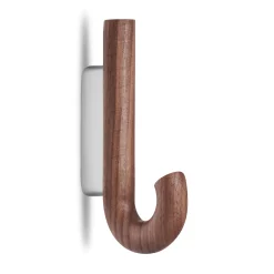 Gejst - Hook mini knage - Walnut Chrome