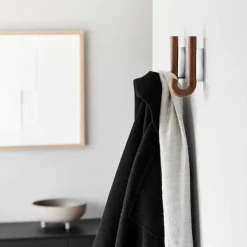 Gejst - Hook mini knage - Walnut Chrome