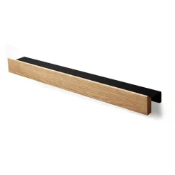 Gejst hylde - Flex rail køkkenhylde - Eg/sort - 60 cm