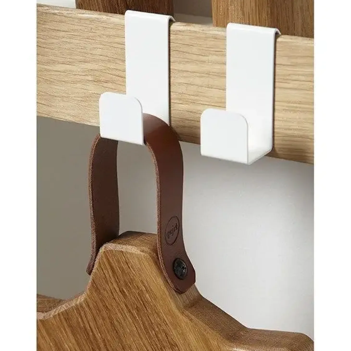 Gejst hylde - Flex rail køkkenhylde - Eg/sort - 60 cm