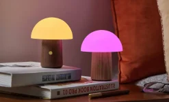 Gingko - Alice Mushroom Lamp - Mini - White Ash Wood