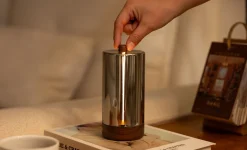 Gingko - Bordlampe - Solis Drift Light - Valnød
