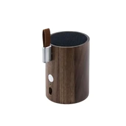 Gingko - Drum Light Bluetooth Speaker Natural Walnut Wood
