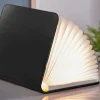 Gingko - LED Smart Booklight - Black Leather - Mini