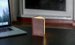 Gingko - LED Smart Booklight - Brown Leather - Mini