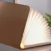 Gingko - LED Smart Booklight - Brown Leather - Large