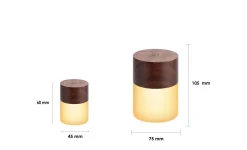 Gingko - Lemelia Light - Walnut - Large