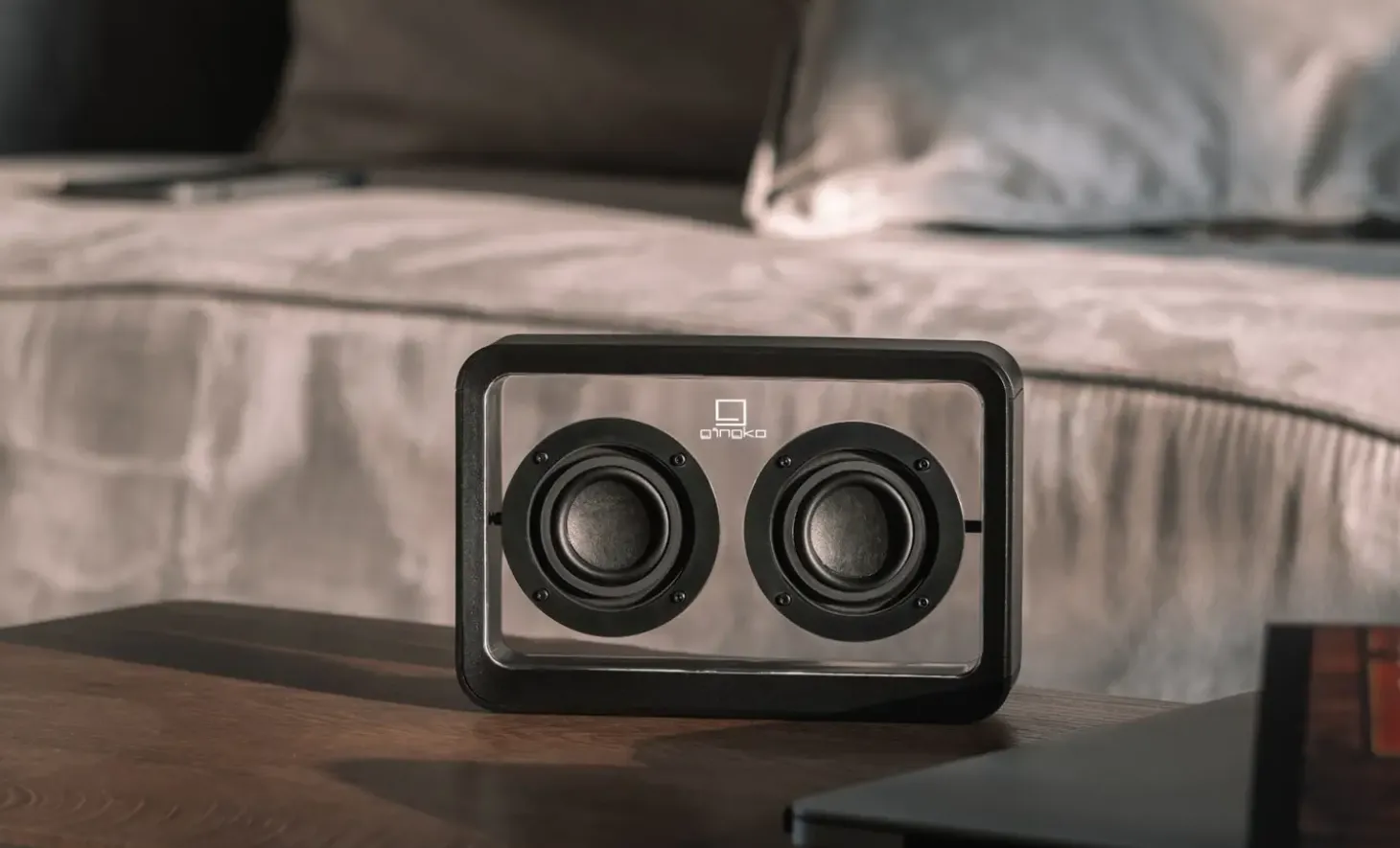Gingko - Mage See-through Bluetooth Speaker - Black