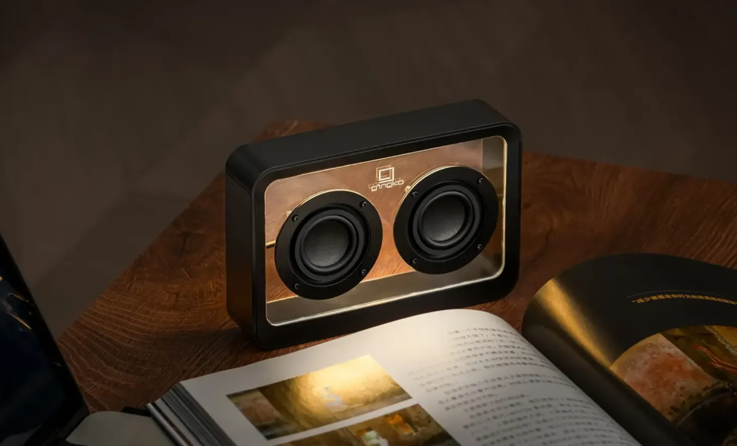 Gingko - Mage See-through Bluetooth Speaker - Black
