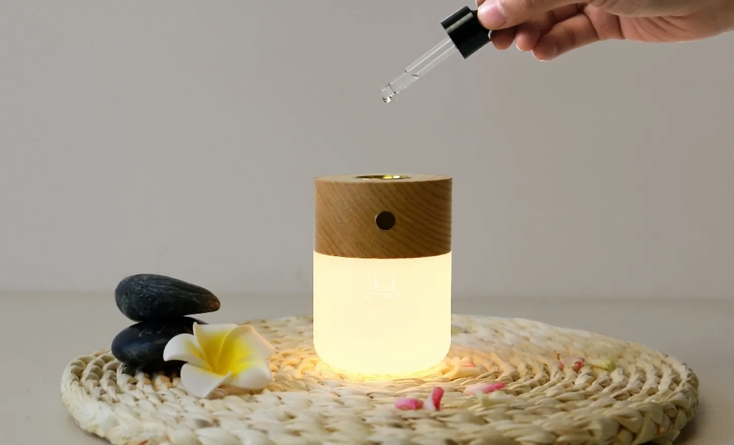 Gingko - Smart Diffuser Lamp White Ash
