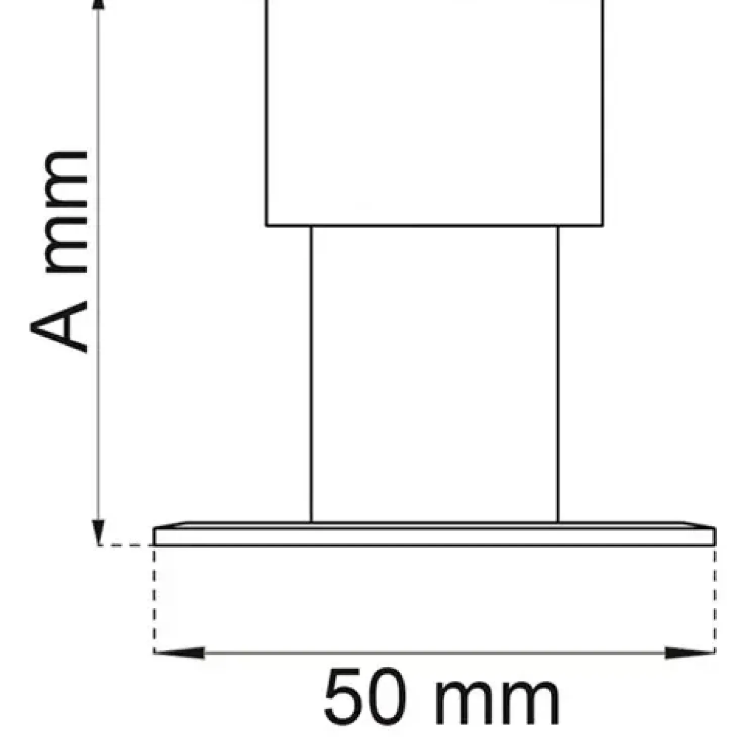 Habo - Dørstopper Ø22 mm - Sort