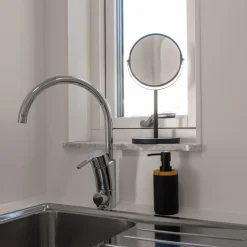 Habo - Sæbedispenser - Nature og Sort - H: 16 cm