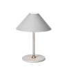 Halo Design - Bordlampe (ude eller inde) - Hygge - Lys grå