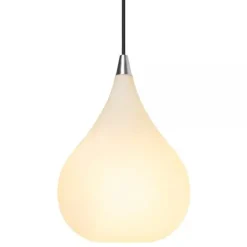Halo Design - Drops Pendel Ø23 - Opalic/Alu