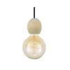 Halo Design - Light Fatningssæt E27 - Lys/Træ
