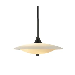 Halo Design - Pendel - Baroni - Ø40 cm - Opal/Sort