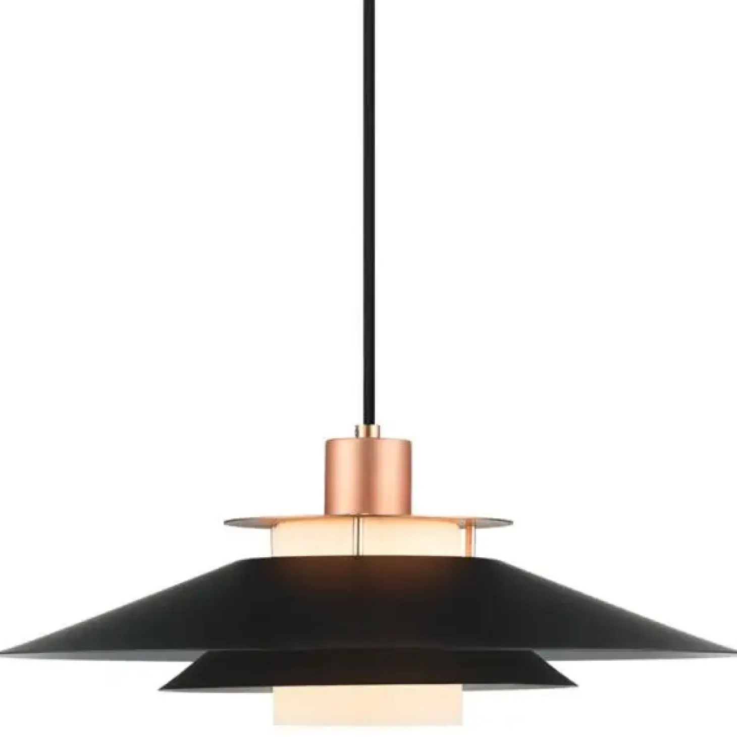 Halo Design - Rivoli Pendel Ø40 cm - Sort/Kobber