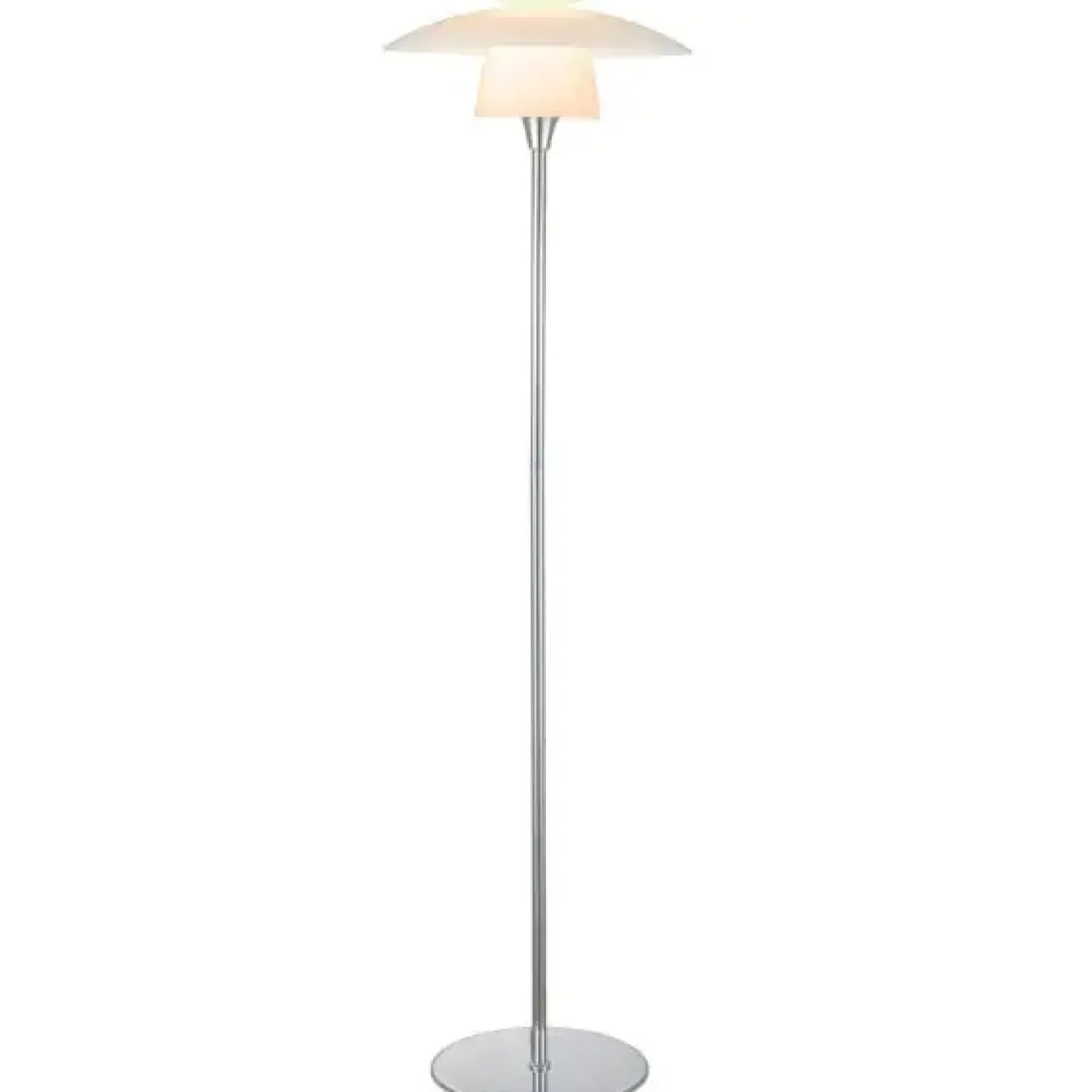 Halo Design - Scandinavia Gulvlampe Ø40 cm - Opalic/Krom