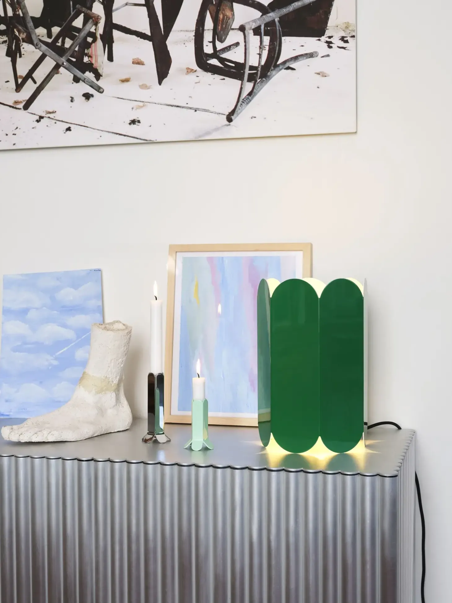 HAY - Arcs Candleholder S, Mint